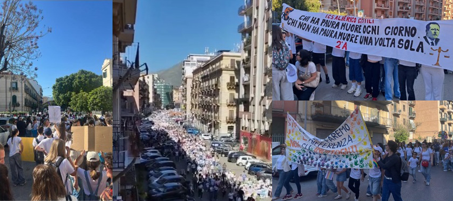 MANIFESTAZIONE DELLA RETE PER LA CULTURA ANTIMAFIA NELLA SCUOLA - 23 MAGGIO 2026