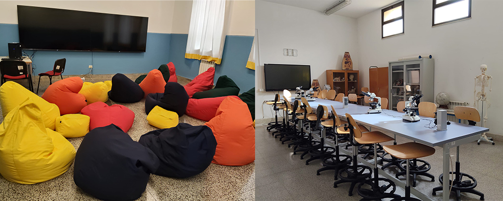 Aula immersiva e laboratorio scientifico