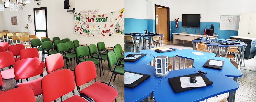 Aula conferenze e aula stem piano terra
