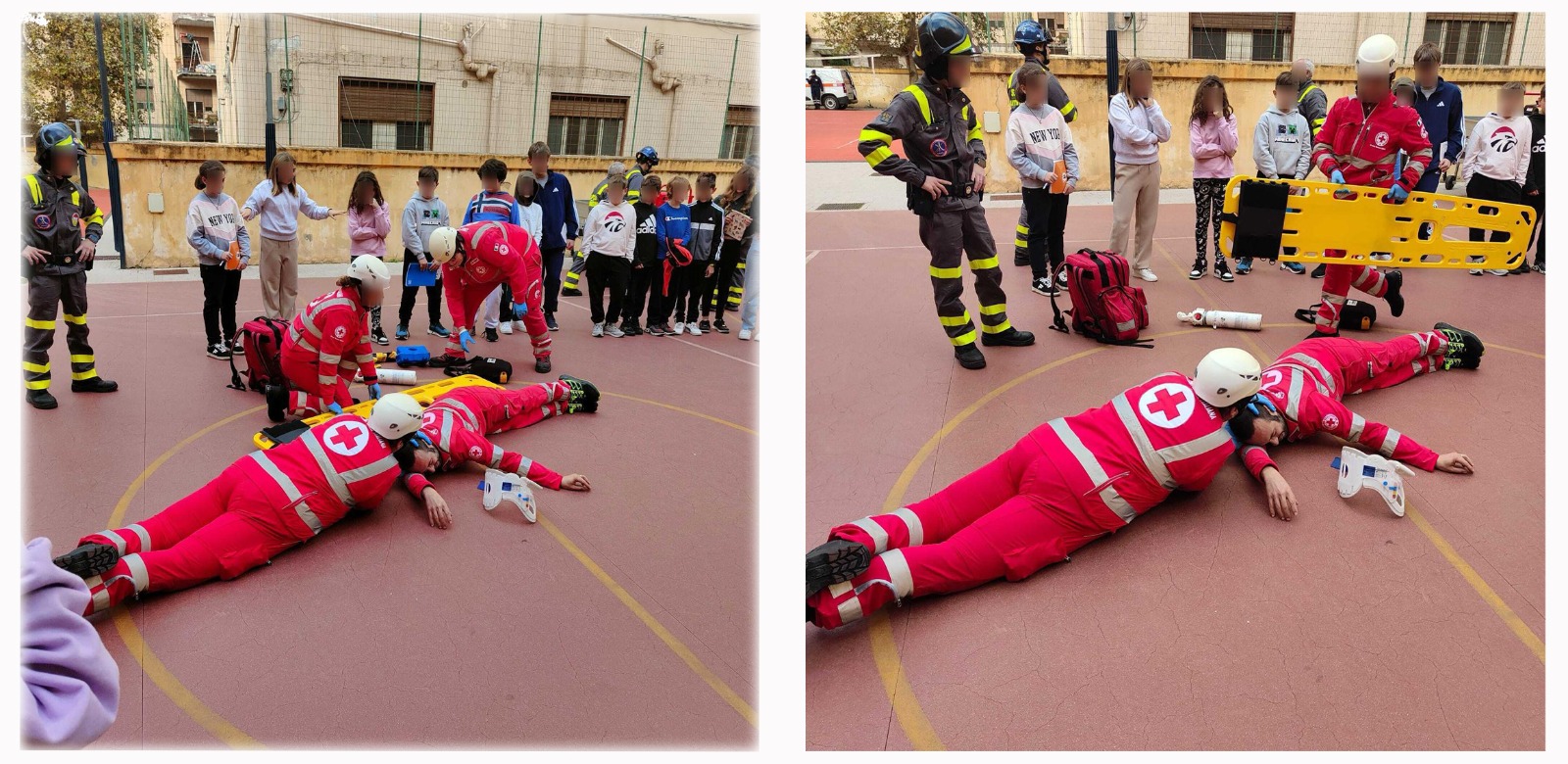 INCONTRO CON LA PROTEZIONE CIVILE - Dimostrazione di Primo Soccorso