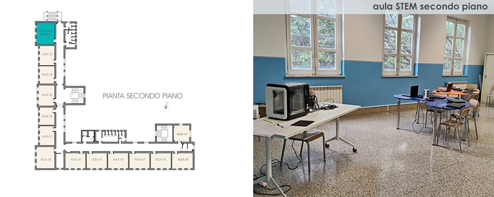 GLI AMBIENTI DELLA SCUOLA_SECONDO PIANO