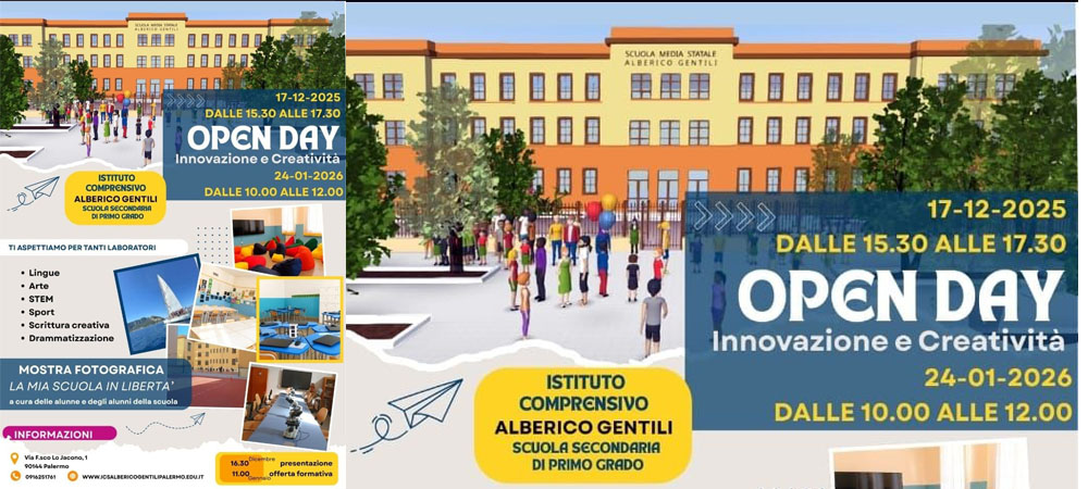 OPEN DAY 17 dicembre 2025/24 gennaio 2026